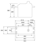S-C300 Bilservo 9.6kg 0.12s HV S.BUS2