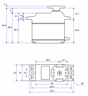 S-C401 Bilservo 13.8kg 0.09s HV S.BUS