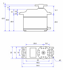 S-HC501 Heli Servo 13.8kg 0.09s HV/S.BUS2