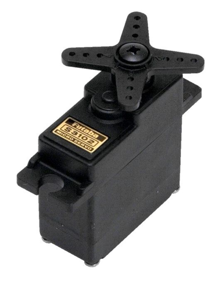 S3102 Mikro Servo 4.6kg 0.20s (analog) i gruppen Katalog / Tillbehör & Delar / Servon hos Minicars Hobby Distribution AB (FPS3102)