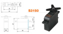 S3150 Digital Mini-Servo 3.7kg 0.24s 4.8V
