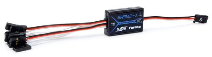 S.Bus PWM Decoder Adapter Converter i gruppen Katalog / Tillbehör & Delar / Servon hos Minicars Hobby Distribution AB (FPSBE1)