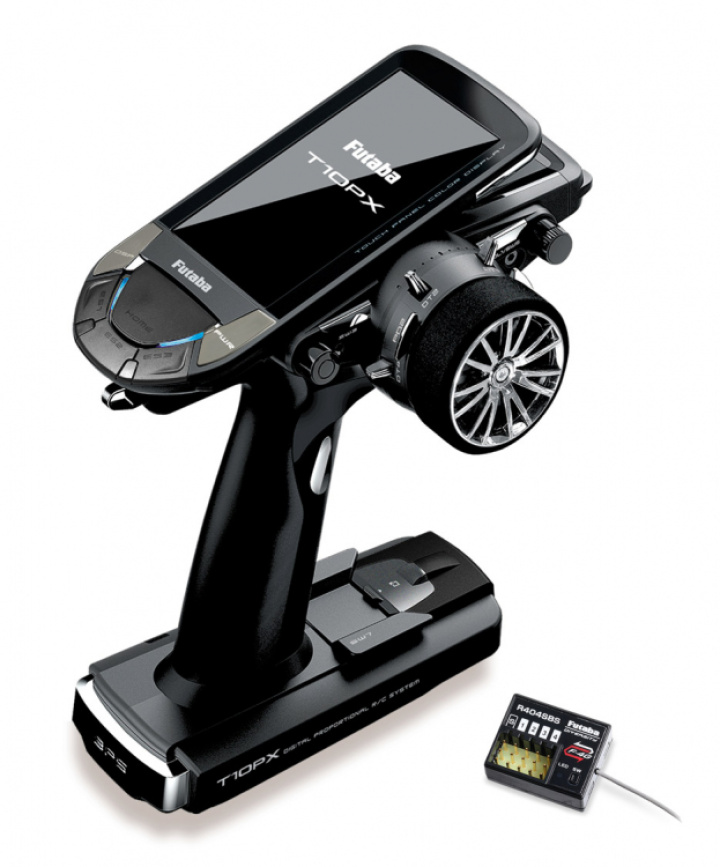 T10PX Rattradio F-4G/SR/T-FHSS med R404SBS i gruppen Katalog / Fabrikat / F / Futaba / Sändare hos Minicars Hobby Distribution AB (FPT10PX)