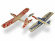 Super Hero Twin Pack Balsa Glidflygplan (24+24)#