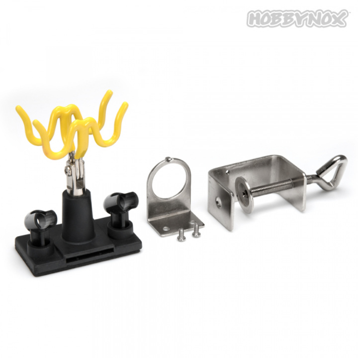 Airbrush Hållare 2+2 i gruppen Katalog / Fabrikat / H / Hobbynox / Färgsprutor hos Minicars Hobby Distribution AB (HN017-00)