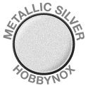 Metallic Silver R/C Racing Spray Färg 150 ml
