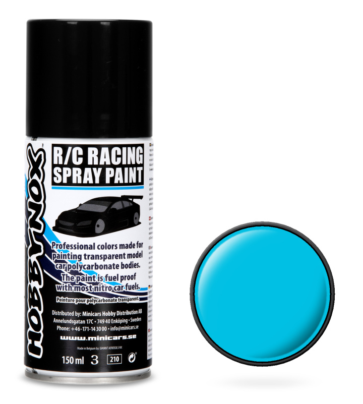 Bright Blue R/C Racing Spray Paint 150 ml in der Gruppe Katalog / Hersteller / H / Hobbynox / Spray Paint RC Car bei Minicars Hobby Distribution AB (HN1304)