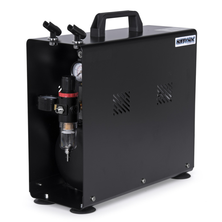 Airbrush Compressor 1/4HP with 3.5L Tank (0-6BAR) in the group Catalog / Brands / H / Hobbynox / Compressors at Minicars Hobby Distribution AB (HNAS196AW)