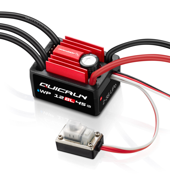 QuicRun WP 10BL45 G2 Sensorlöst Fartreglage 2-3S Bil 1/14-1/12 i gruppen Katalog / Tillbehör & Delar / Fartreglage / Bil Borstlöst hos Minicars Hobby Distribution AB (HW30107000)