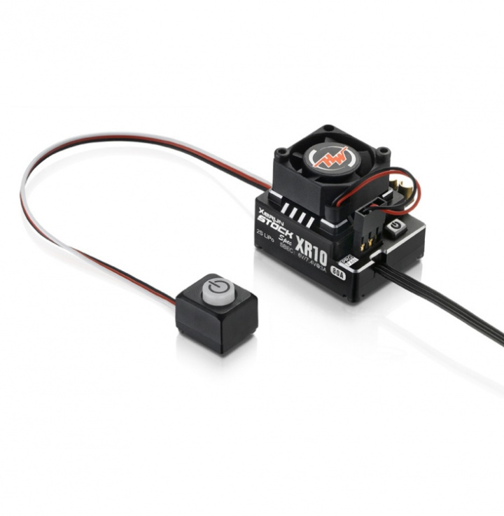 XeRun XR10 Pro-Stock Spec V4 Svart Fartreglage* i gruppen Katalog / Fabrikat / H / Hobbywing / Fartreglage Bil hos Minicars Hobby Distribution AB (HW30112401)