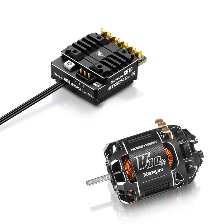 Xerun Combo XR10 Stock Spec G2 & V10 21.5T G5-Torque in the group Catalog / Brands / H / Hobbywing / Combo Set at Minicars Hobby Distribution AB (HW30112405)