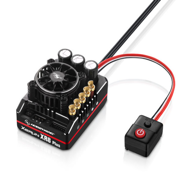 XeRun XR8 Plus G2S 200A 2-6S Fartreglage i gruppen Katalog / Fabrikat / H / Hobbywing / Fartreglage Bil hos Minicars Hobby Distribution AB (HW30113304)