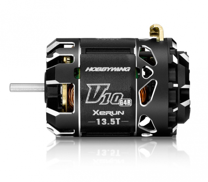 Motor XeRun V10 17.5T Black G4R Stock i gruppen Katalog / Fabrikat / H / Hobbywing / Elmotorer Bil hos Minicars Hobby Distribution AB (HW30401748)