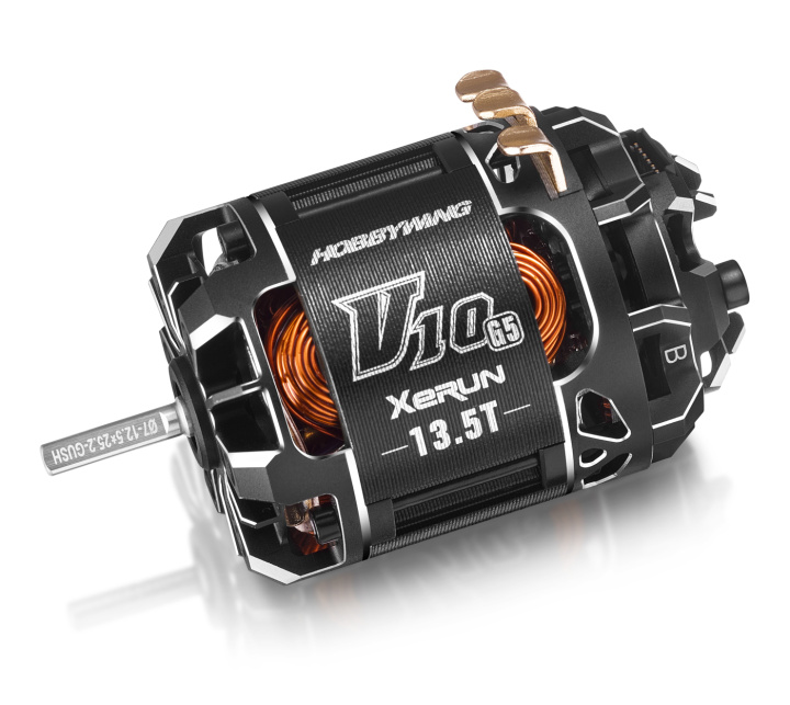 Motor XeRun V10 13.5T Black G5 Stock in der Gruppe Katalog / Hersteller / H / Hobbywing / Electric Motors Car bei Minicars Hobby Distribution AB (HW30401762)