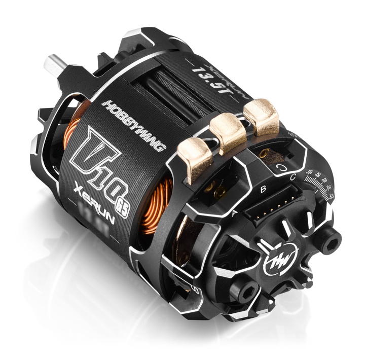 Motor XeRun V10 17.5T Black G5 Torque Stock in der Gruppe Katalog / Hersteller / H / Hobbywing / Electric Motors Car bei Minicars Hobby Distribution AB (HW30401764)