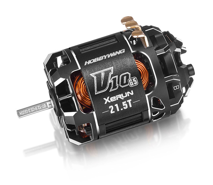 Motor XeRun V10 21.5T Black G5 Stock Torque in the group Catalog / Accessories & Parts / Electric Motors / Car Brushless at Minicars Hobby Distribution AB (HW30401767)
