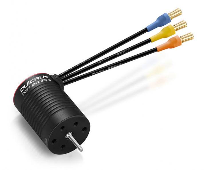 Motor QuicRun 2435SL 6500kV G3 1/18 i gruppen Katalog / Fabrikat / H / Hobbywing / Elmotorer Bil hos Minicars Hobby Distribution AB (HW30404005)