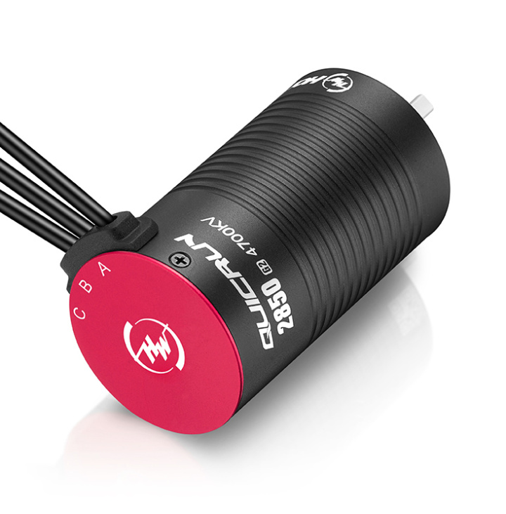Motor QuicRun 2850SL 4700kV G2 2S 1/14-1/12 i gruppen Katalog / Tillbehör & Delar / Elmotorer / Bil Borstlös hos Minicars Hobby Distribution AB (HW30404805)