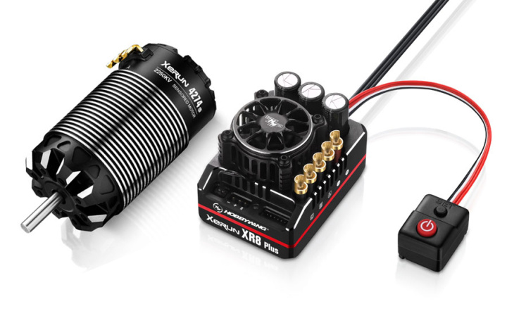 Xerun Combo XR8 Plus G2S 4274SD 2250kV Black G3 in the group Catalog / Accessories & Parts / Electric Speed Controller / Complete systems at Minicars Hobby Distribution AB (HW38020504)