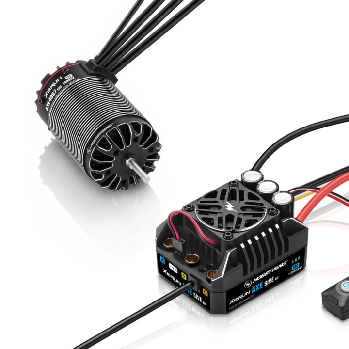 Xerun Combo AXE 5IVE R3 - 4987SD 1600KV R3S Crawler i gruppen Katalog / Fabrikat / H / Hobbywing / Combo Set hos Minicars Hobby Distribution AB (HW38020600)