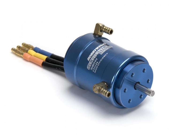 Motor Seaking 3180kV 3660SL Vattenkyld 4-Polig 2-4S i gruppen Katalog / Fabrikat / H / Hobbywing / Elmotorer Båt hos Minicars Hobby Distribution AB (HW90070030)
