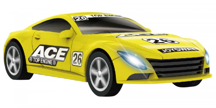 Bil ACE Gul Racer 1/43* i gruppen Katalog / Fabrikat / J / Joysway / Bilbanor hos Minicars Hobby Distribution AB (JW202002)