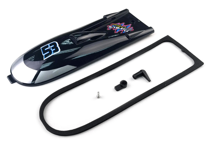 Deck with Rubber Ring Offshore Lite Warrior V4 in der Gruppe Katalog / Hersteller / J / Joysway / Spare Parts bei Minicars Hobby Distribution AB (JW820603)