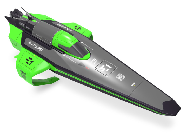 Racebird Lite E1 Hydrofoil 1/14 Scale Electric Boat RTR Green in the group Catalog / Brands / J / Joysway / Models at Minicars Hobby Distribution AB (JW8608-GREEN)