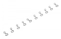 Stål Jib Tack Hook (10)