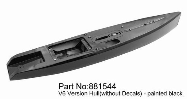 Skrov DragonForce 65 V6 Svart i gruppen Katalog / Fabrikat / J / Joysway / Reservdelar hos Minicars Hobby Distribution AB (JW881544)