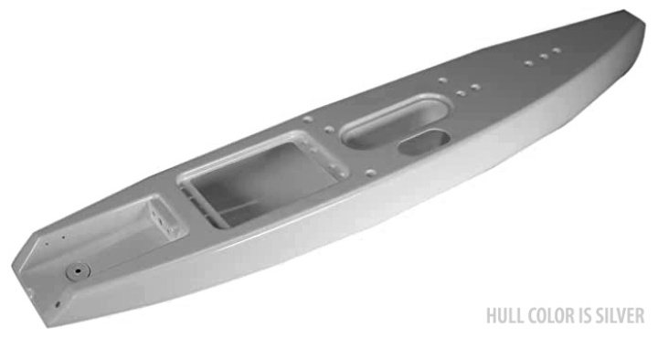 Skrov DF65 V6 Silver i gruppen Katalog / Fabrikat / J / Joysway / Reservdelar hos Minicars Hobby Distribution AB (JW881565)