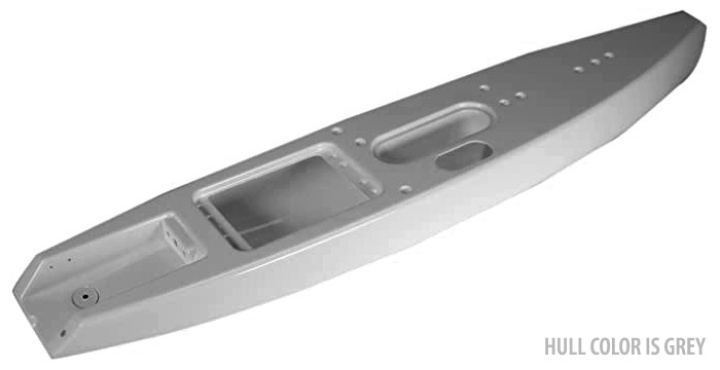 Skrov DF65 V6 Grå i gruppen Katalog / Fabrikat / J / Joysway / Reservdelar hos Minicars Hobby Distribution AB (JW881566)