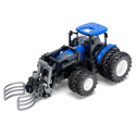 Tractor with double wheels and bale clamp RC RTR 1:24