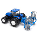 Tractor with double wheels and flattener RC RTR 1:24