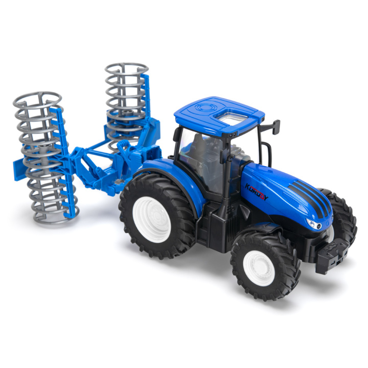 Tractor with flattener RC RTR 1:24 in the group Catalog / Brands / K / Korody / Korody RC Tractors at Minicars Hobby Distribution AB (KO6636H)