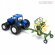 Tractor with double wheels and haytedder RC RTR 1:24