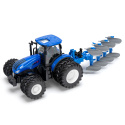 Tractor with double wheels and flip plow RC RTR 1:24