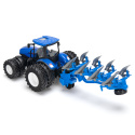 Tractor with double wheels and flip plow RC RTR 1:24