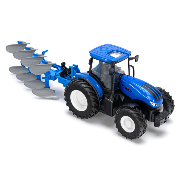Tractor with flip plow RC RTR 1:24 in the group Catalog / Brands / K / Korody / Korody RC Tractors at Minicars Hobby Distribution AB (KO6638H)