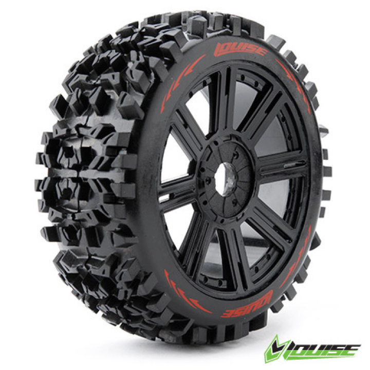 Däck & Fälg B-PIONEER 1/8 Buggy Sport (2)* i gruppen Katalog / Fabrikat / L / Louise RC World / Däck 1/8 Buggy/GT hos Minicars Hobby Distribution AB (LT3131B)