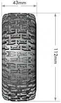 Däck & Fälg SC-PIONEER (Lös Hex 4st) Soft (2)