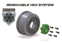 Däck & Fälg SC-HUMMER (Lös Hex 4st) Soft (2)