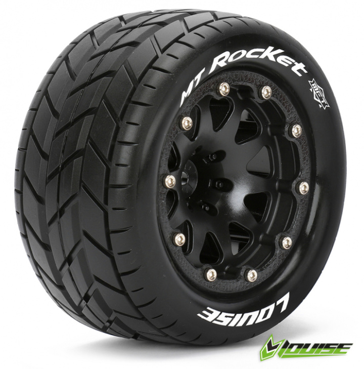 Däck & Fälg MT-ROCKET 1/10 Svart Beadlock (0) Soft MFT (2) i gruppen Katalog / Fabrikat / L / Louise RC World / Däck 1/10 Truck Monster hos Minicars Hobby Distribution AB (LT3307SB)