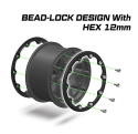 Däck & Fälg MT-PIONEER 1/10 Svart Beadlock (0) Soft MFT (2)