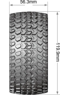 Däck & Fälg ST-HUMMER 1/10 Soft MFT (Lös 12, 14 & 17mm Hex) (2)