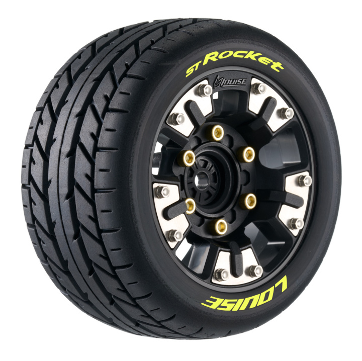 Tires & Wheels ST-ROCKET Mini Maxx/ XRT (0 & 1/2 Offset Hex) (2) in the group Catalog / Brands / L / Louise RC World / Tires 1/10 Truck Stadium at Minicars Hobby Distribution AB (LT3387SM)