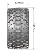 Tires & Wheels ST-UPHILL Mini Maxx/ XRT (0 & 1/2 Offset Hex) (2)