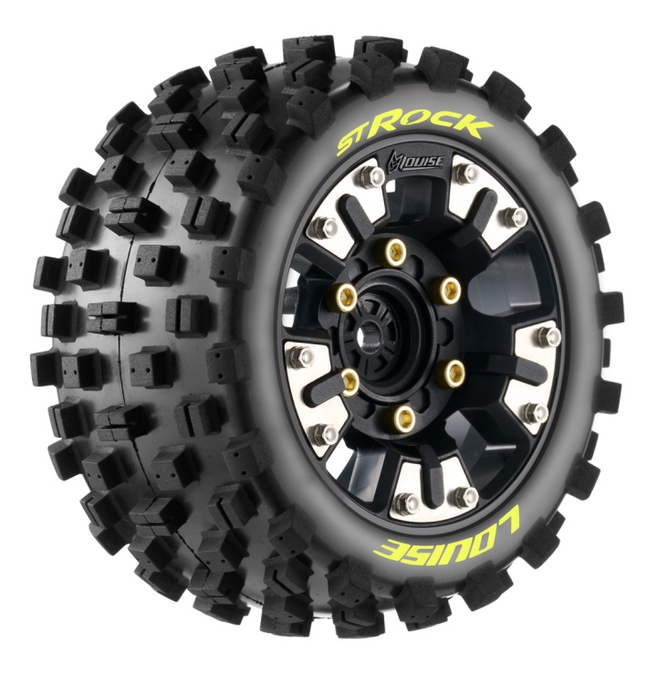 Tires & Wheels ST-ROCK Mini Maxx/ XRT (Lös 0, 1/2 Offset Hex) (2) in the group Catalog / Accessories & Parts / Car Tires & Wheels / Tire 1/10 Truck/Truggy at Minicars Hobby Distribution AB (LT3391SM)