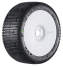 Tire & Wheel B-AIR TRAK 1/8 Buggy Soft White (2)