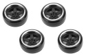 Tires & Wheels Drift / 5-Spoke Matte Black (2,4,6,8mm Offset) 12mm Hex (4)